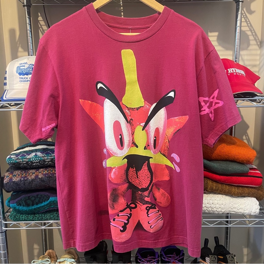 Marc Jacobs Heaven Angry Strawberry T Shirt Graphic Print Men's Size X-LARGE